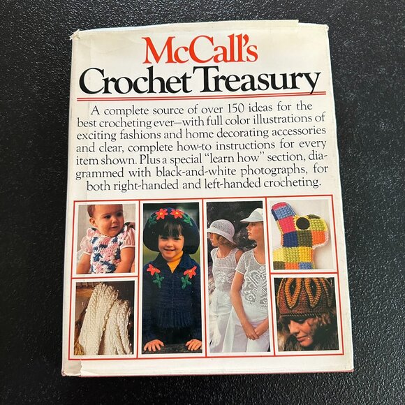 McCall's Crochet Treasury – Hardcover Book Over 150 Ideas to Crochet, 320 Pages - Picture 1 of 15